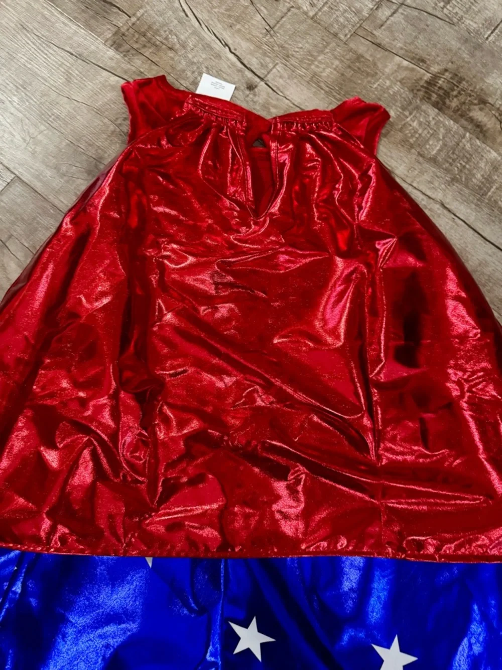 NIP Wonder Woman Costume Youth Large‎ 10-12 Dress Cape Full Set Halloween